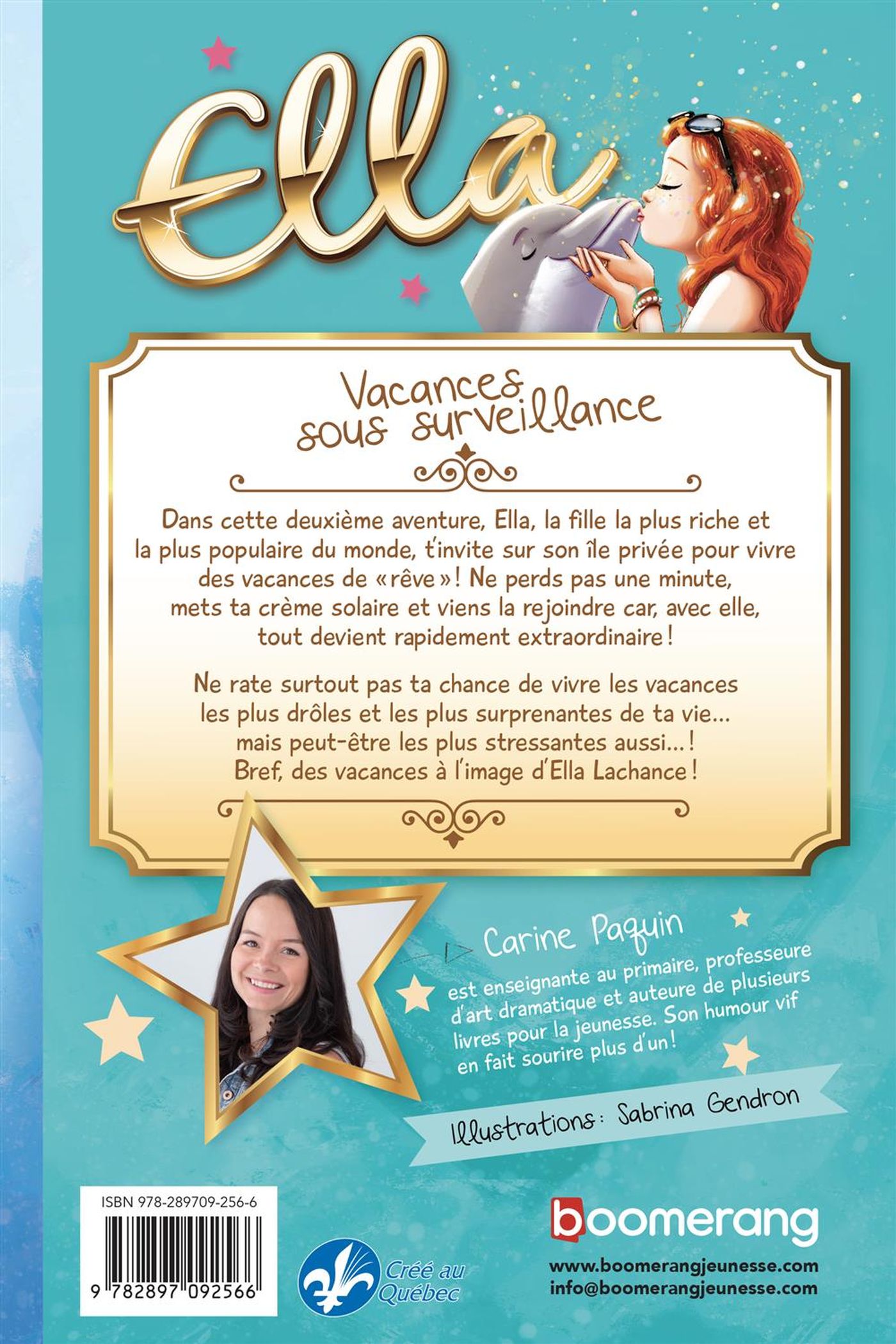 Livre Vacances sous surveillance - Carine Paquin (Livre d'occasion) - ISBN 2897092564