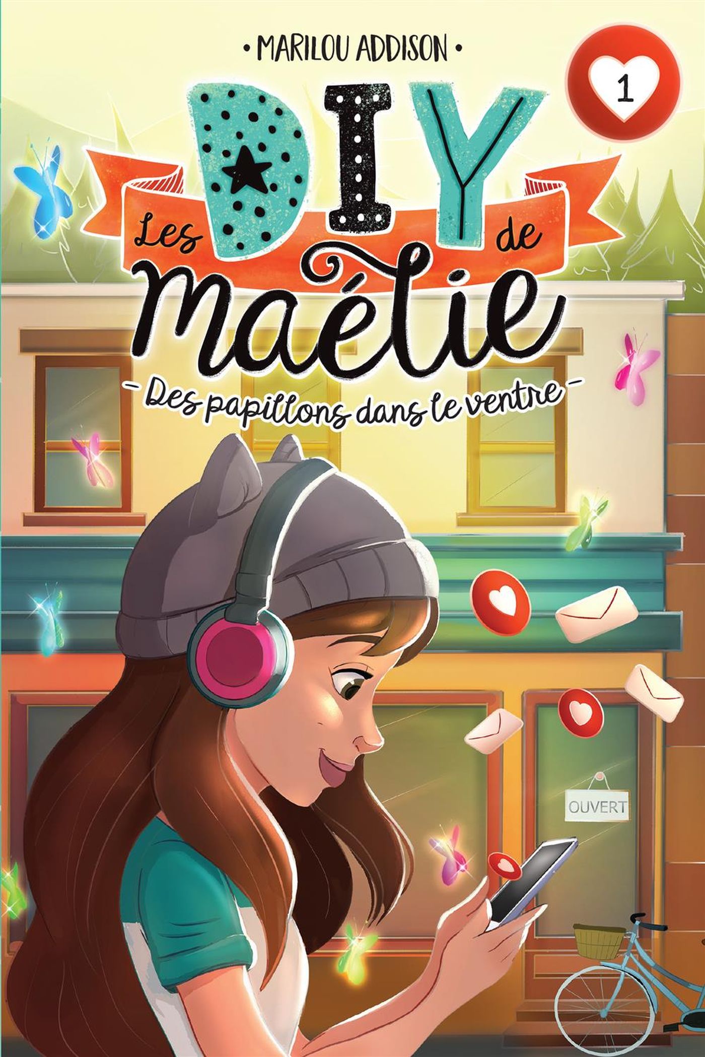 Livre Des papillons dans le ventre - Marilou Addison (Livre d'occasion) - ISBN 2897092726