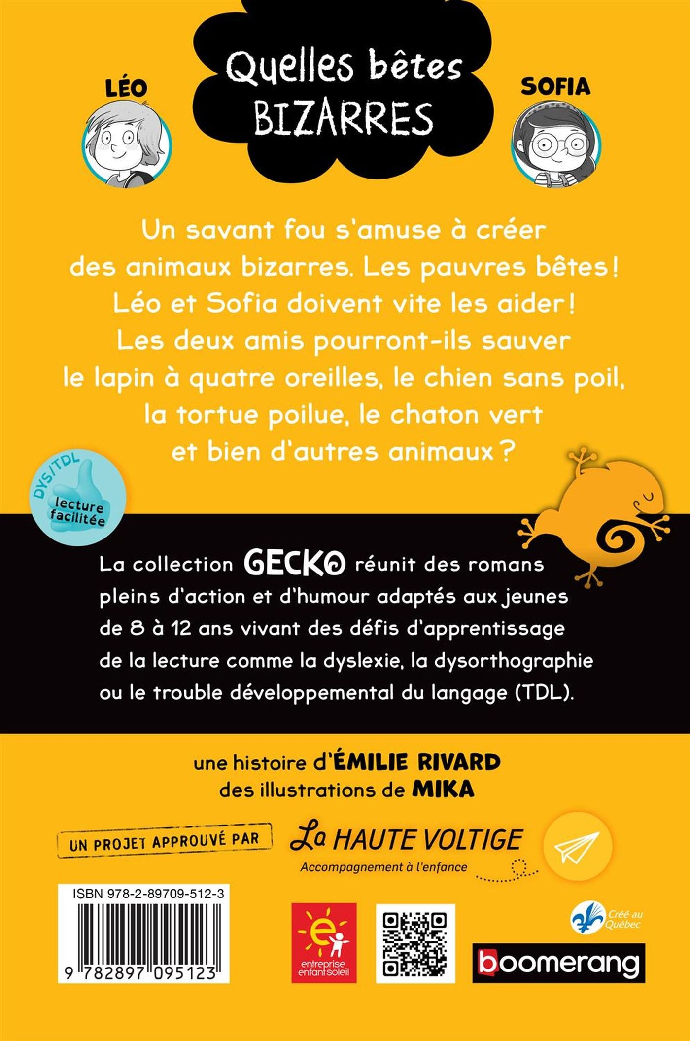 Livre Quelles bêtes bizarres - Émilie Rivard (Livre d'occasion)