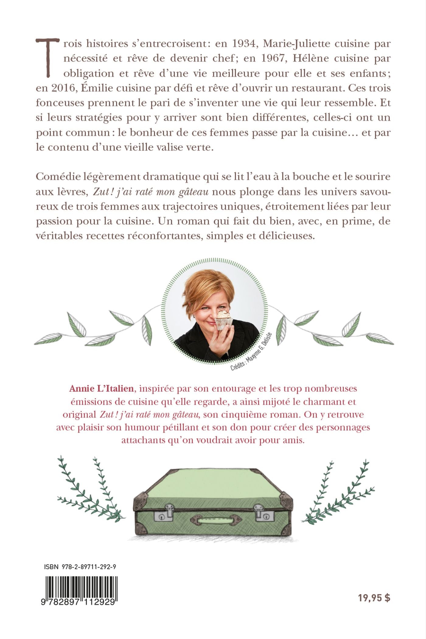 Livre Zut! J’ai raté mon gâteau - Annie L'Italien (Livre d'occasion) - ISBN 2897112921