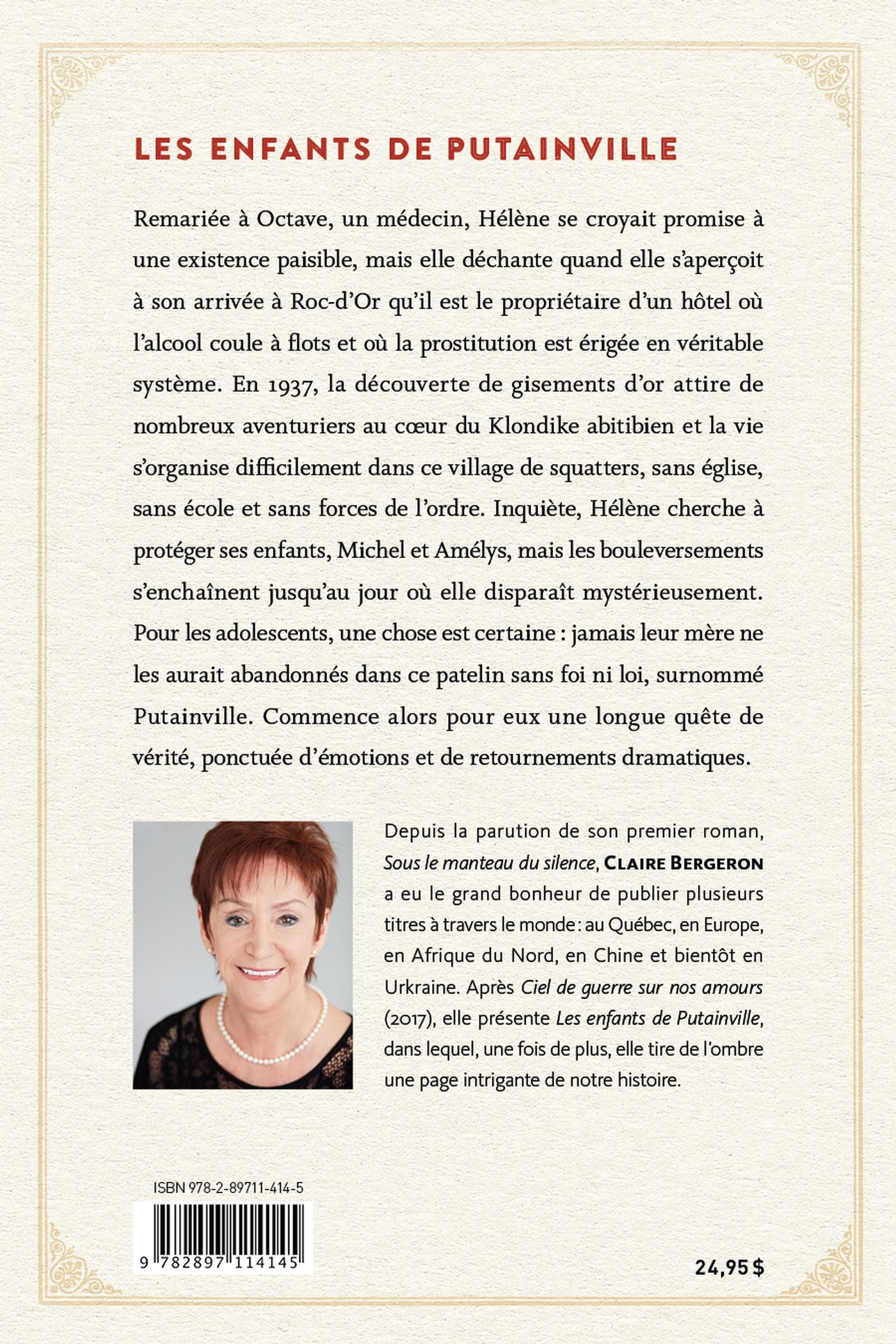 Livre Les enfants de putainville - Claire Bergeron (Livre d'occasion) - ISBN 2897114142