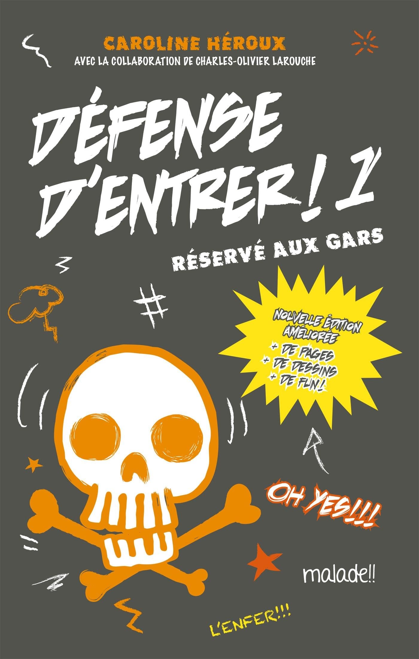 Livre Réservé aux gars - Caroline Héroux (Livre d'occasion) - ISBN 2897142197