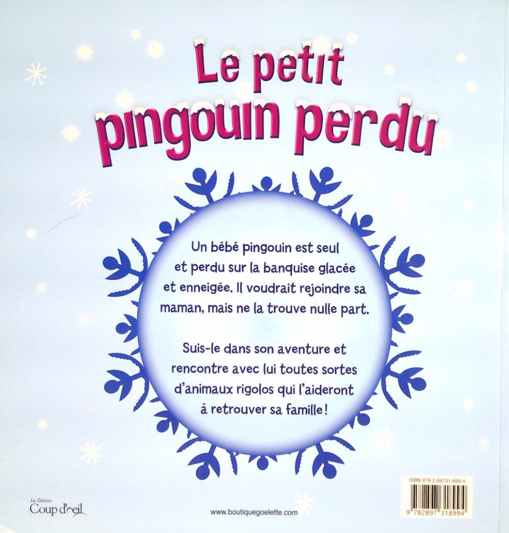 Livre Le petit pingouin perdu - Carrie Lewis (Livre d'occasion) - ISBN 2897318996