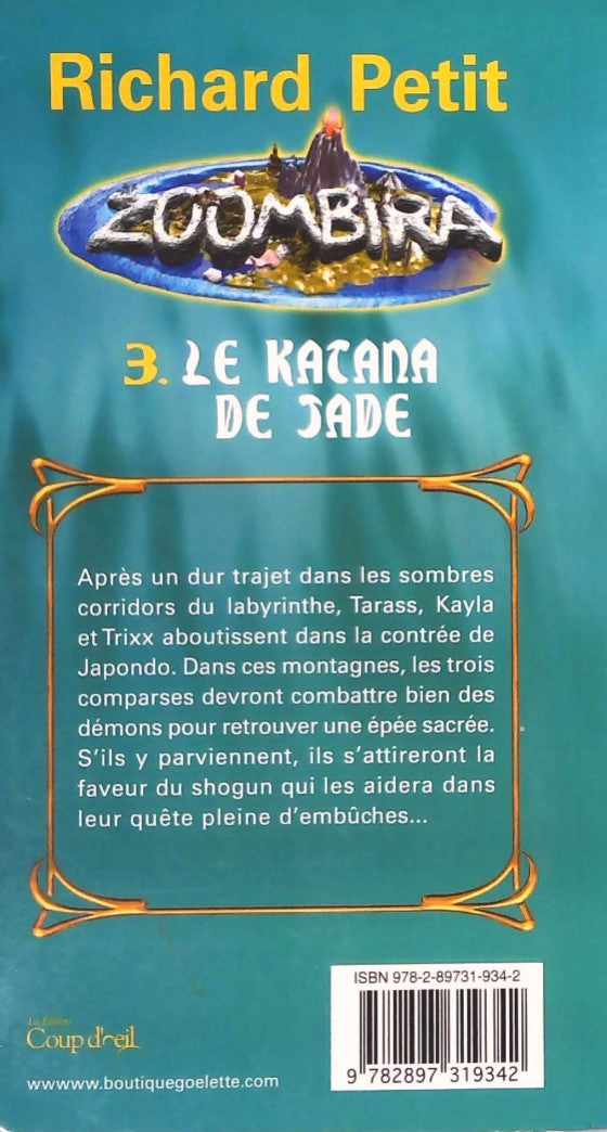 Livre Le Hatana de Jade - Richard Petit (Livre d'occasion) - ISBN 2897319348