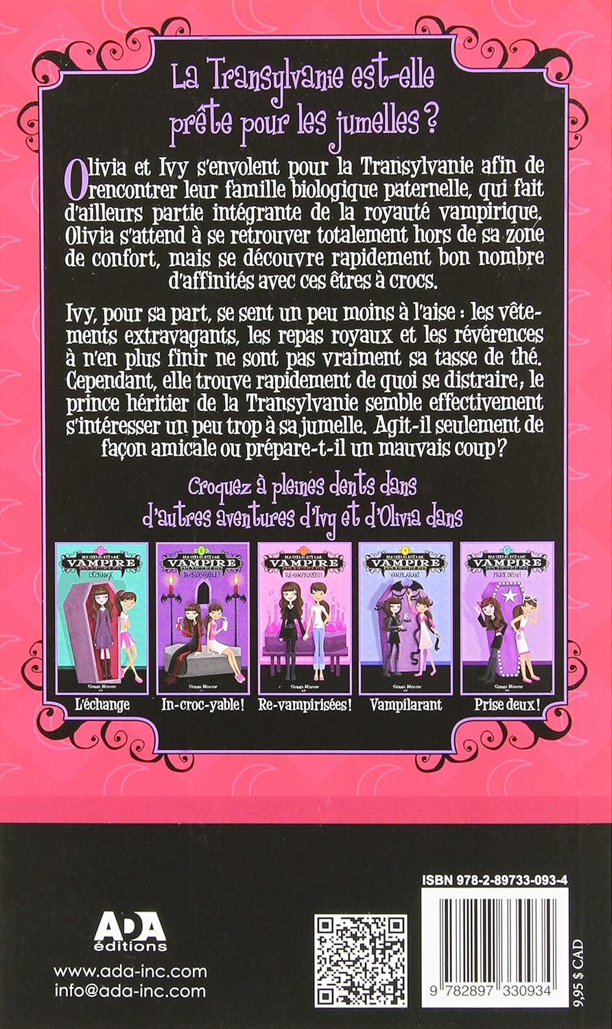 Ma soeur est une vampire # 6 : Bouchées d'amour (Sienna Mercer)