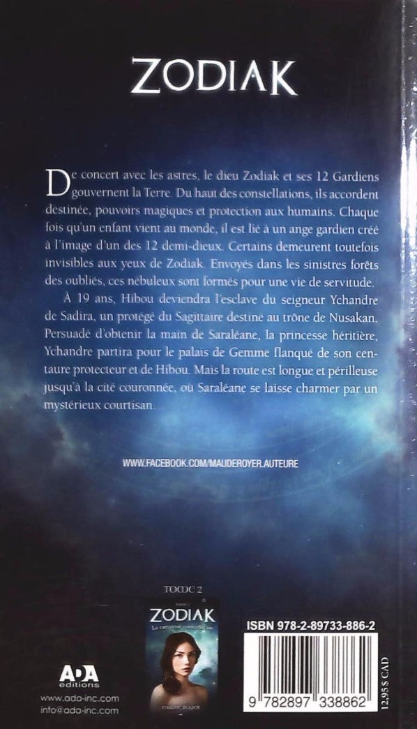 Livre Zodiak # 1 : Les nébuleux (Maude Royer) (Livre d'occasion) - ISBN 2897338865