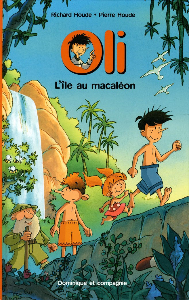 Livre L'île au macaléon - Richard Houde (Livre d'occasion)