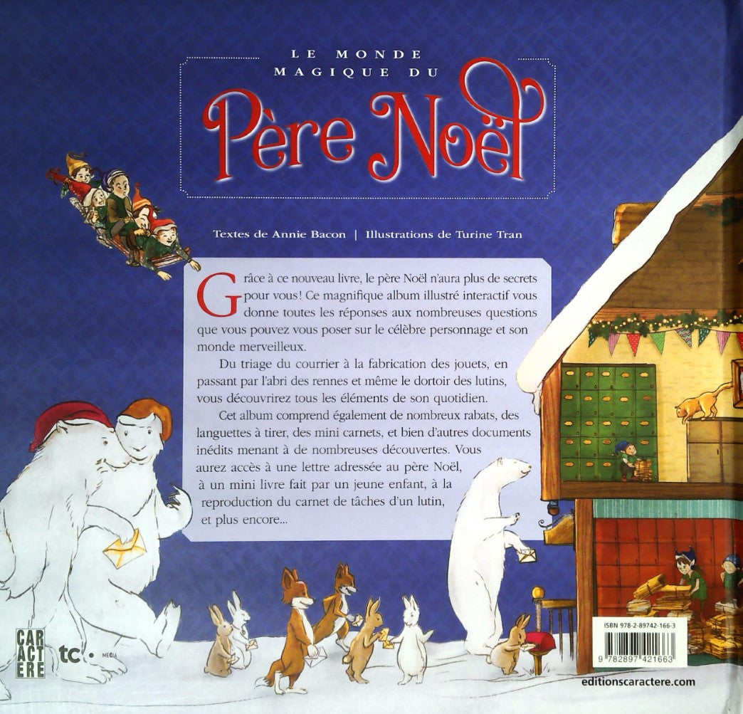 Livre Le merveilleux monde du Père Noël - Annie Bacon (Livre d'occasion) - ISBN 2897421665