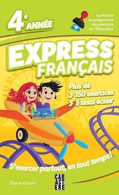 Livre 4e année Express Français - Élaine Gravel (Livre d'occasion)