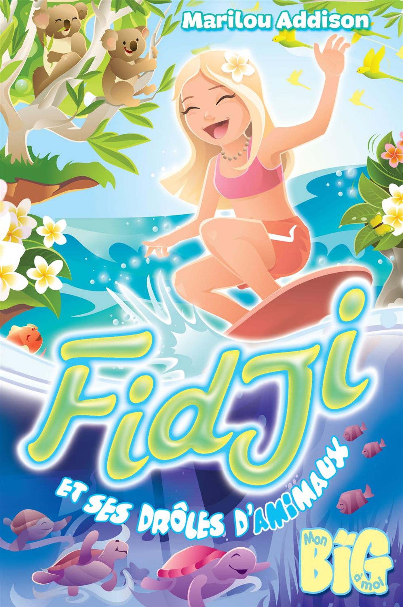 Livre Fidji et ses drôles d'amimaux - Marilou Addison (Livre d'occasion) - ISBN 2897460415