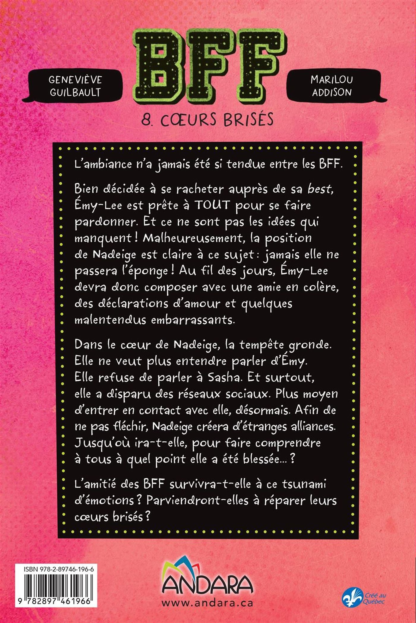 Livre Coeurs brisés - Geneviève Guilbault (Livre d'occasion) - ISBN 2897461969