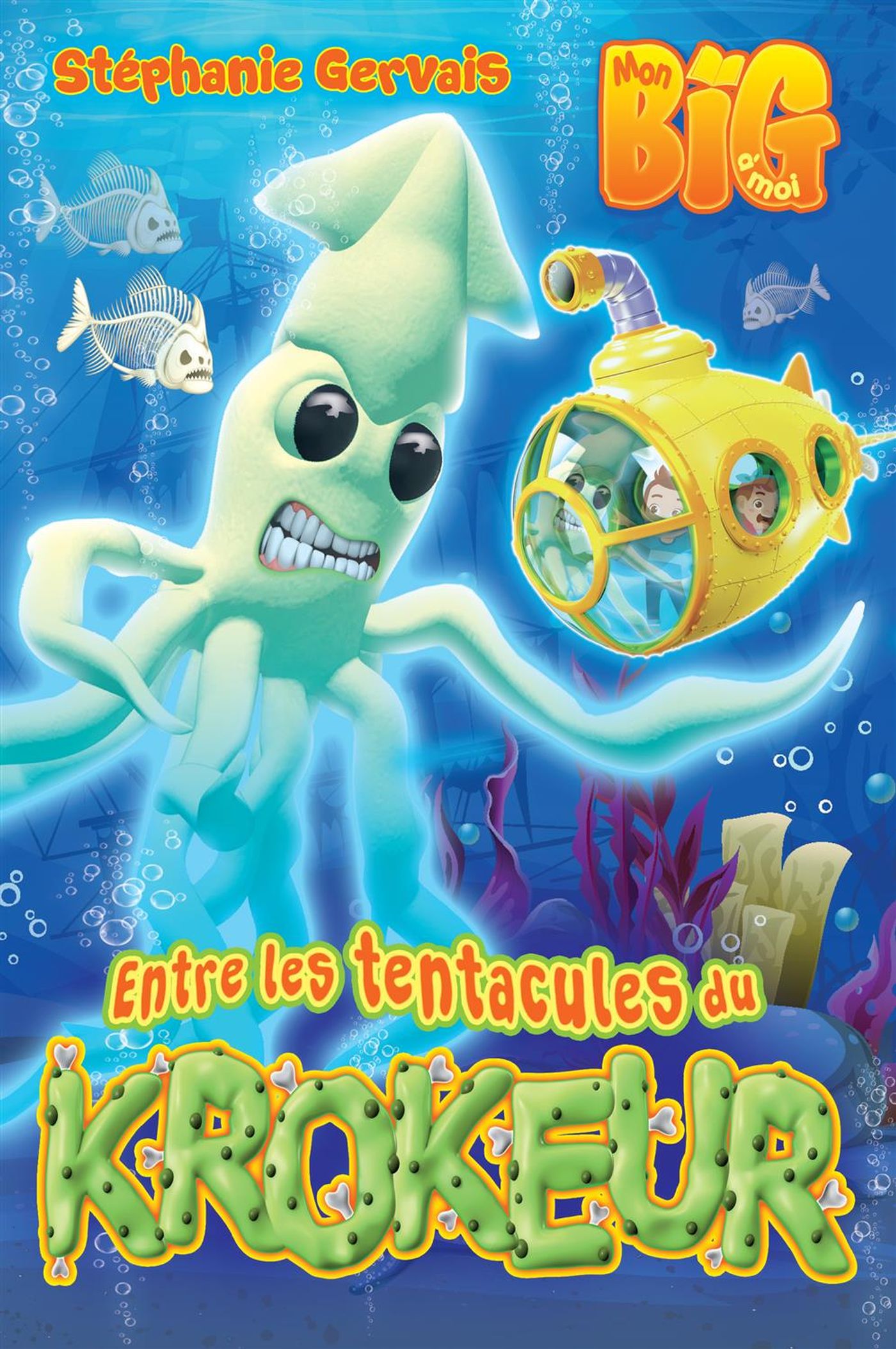 Livre Entre les tentacules du Krokeur - Stéphanie Gervais (Livre d'occasion)