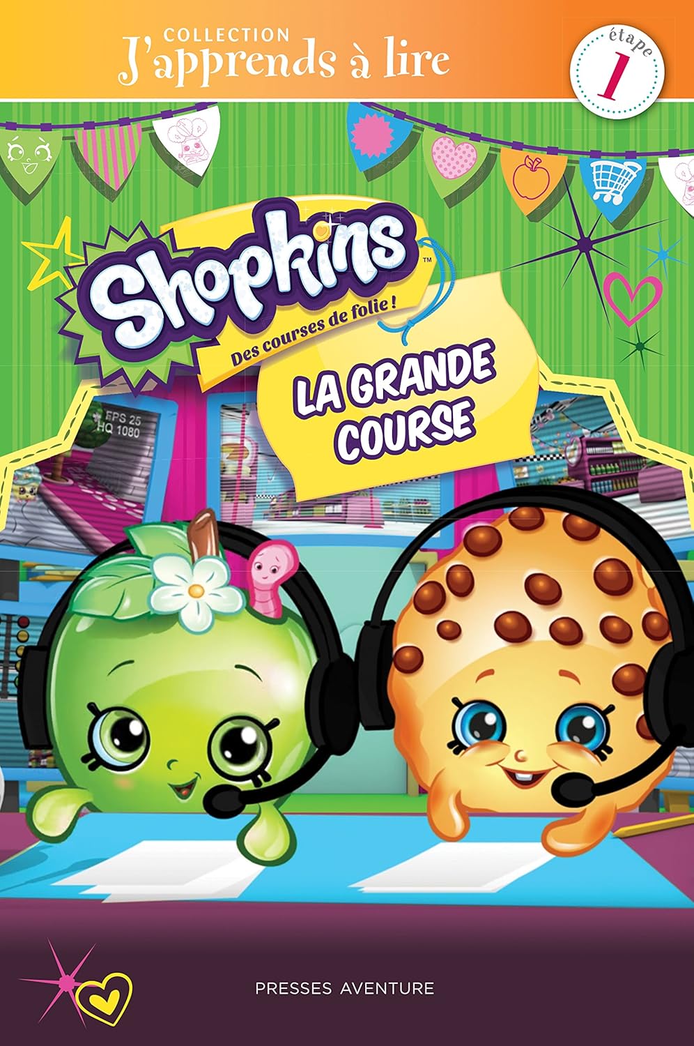 Livre J'apprends à lire : Shopkins : La grande course (Livre d'occasion) - ISBN 2897512814