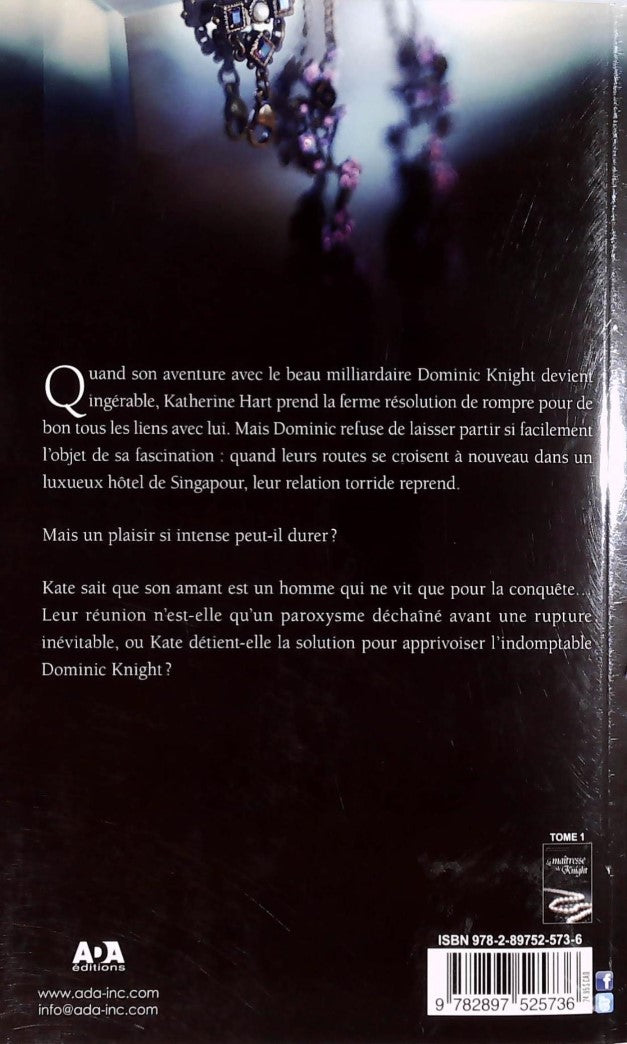 Livre L'obsession de Knight - C C Gibbs (Livre d'occasion) - ISBN 2897525738