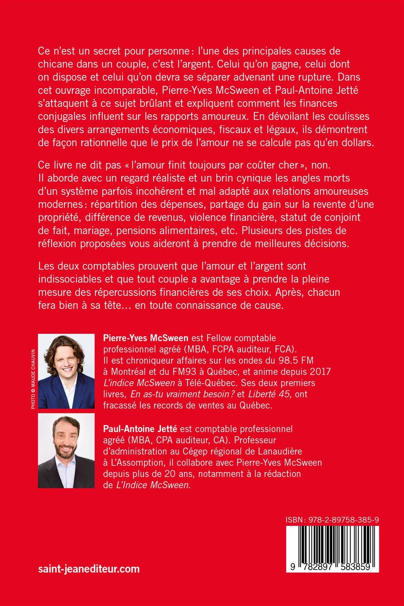 La facture amoureuse (Pierre-Yves McSween)