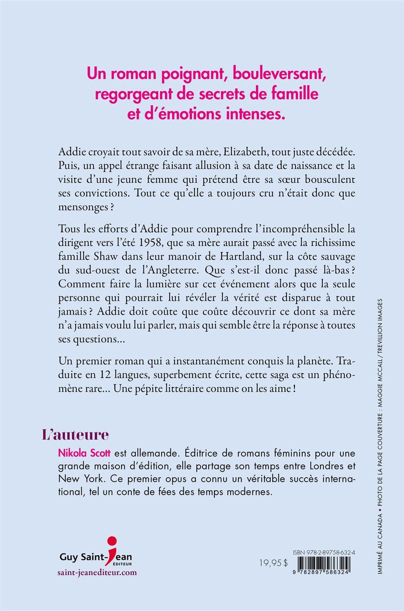 Livre Les roses de Hartland - Nikola Scott (Livre neuf)