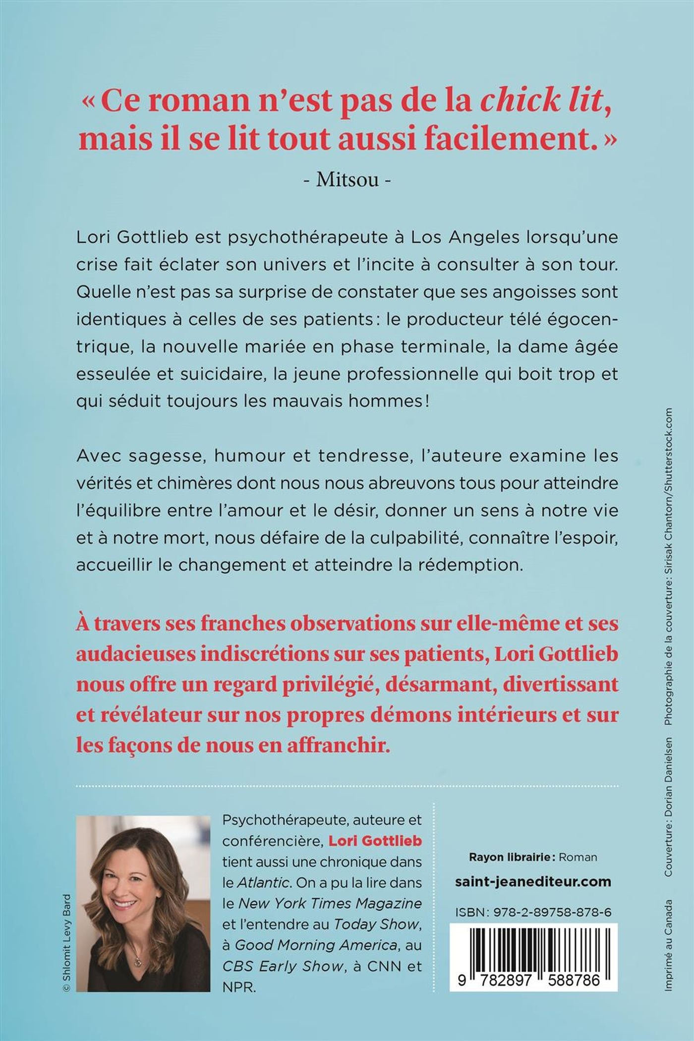 Tu devrais peut-être parler à quelqu'un (Lori Gottlieb)