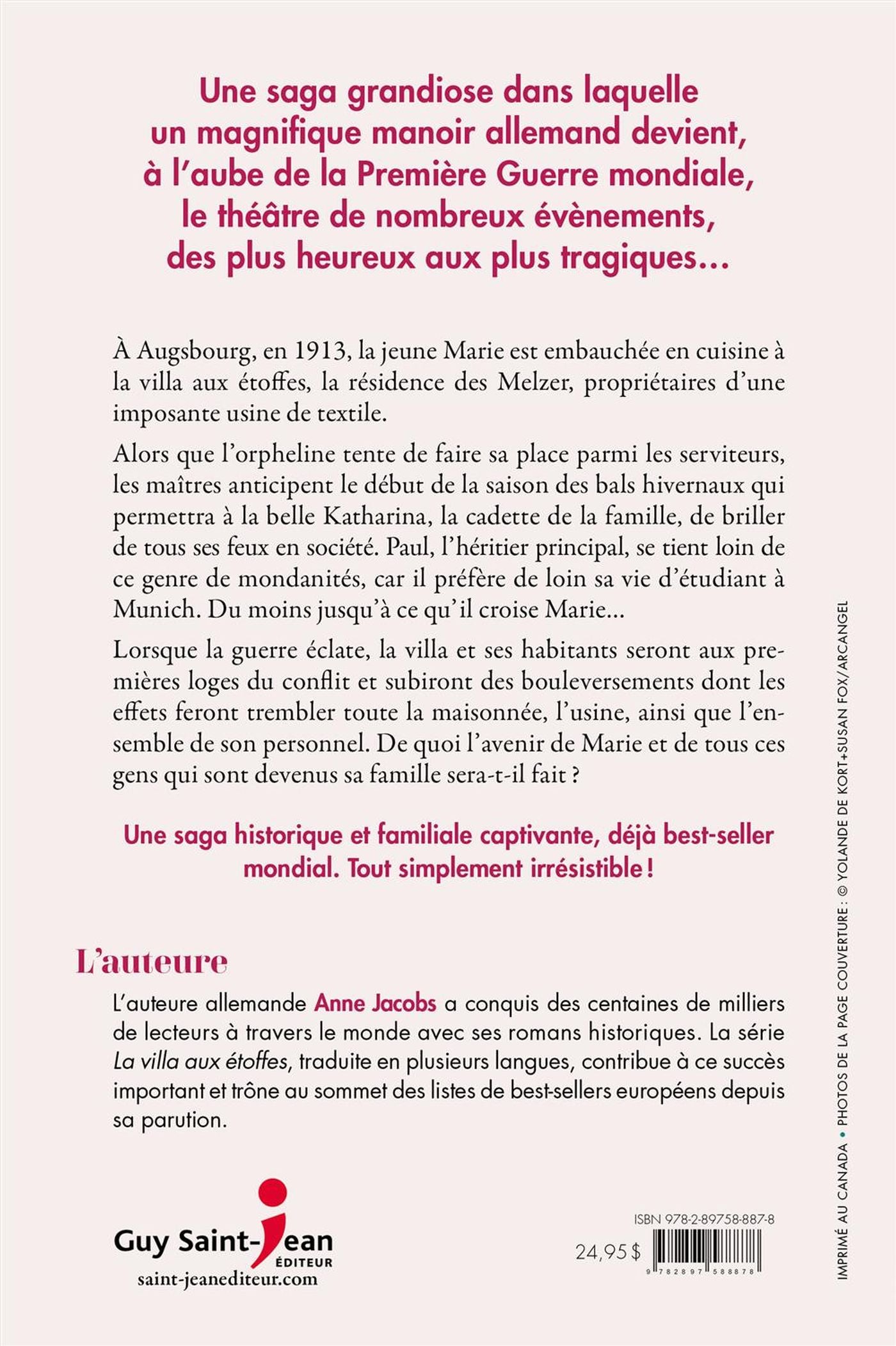 La villa aux étoffes # 1 : L'héritage (Anne Jacobs)