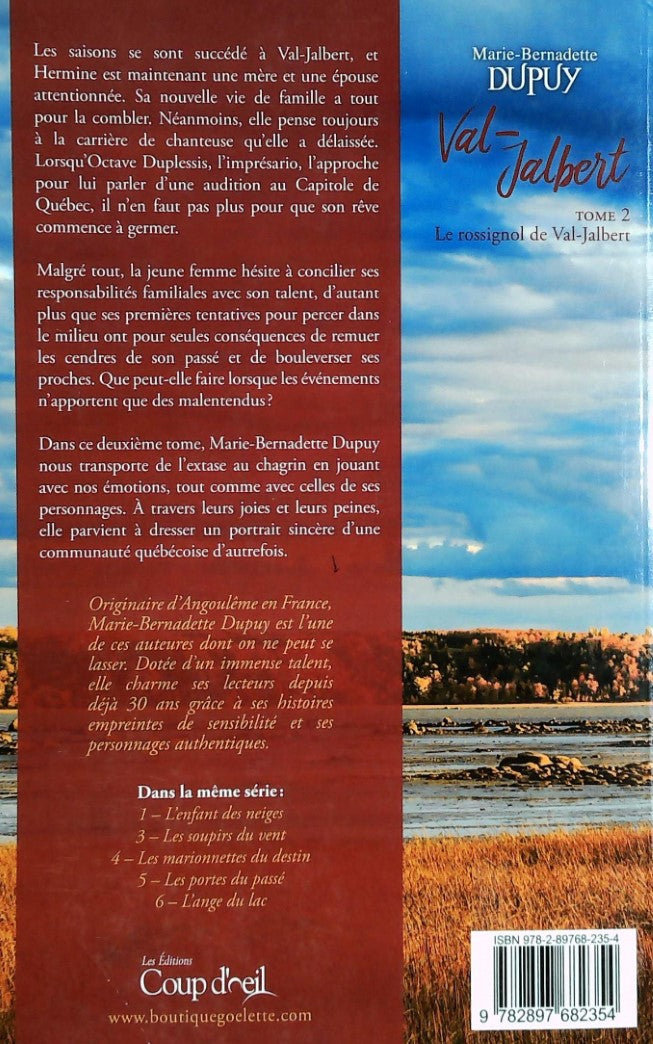 Livre Les rossignol de Val-Jalbert - Marie-Bernatette Dupuy (Livre d'occasion)
