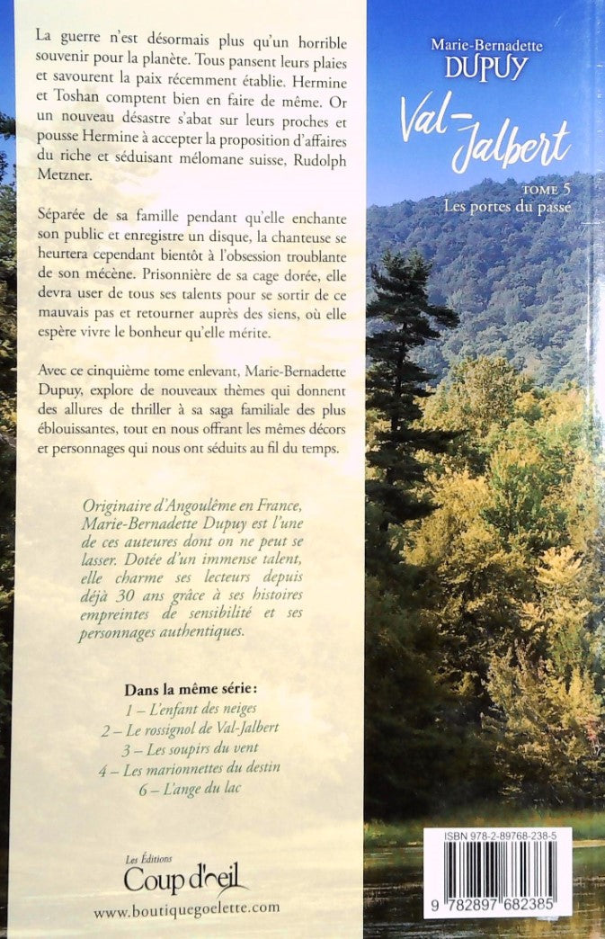 Livre Les portes du passé - Marie-Bernatette Dupuy (Livre d'occasion)