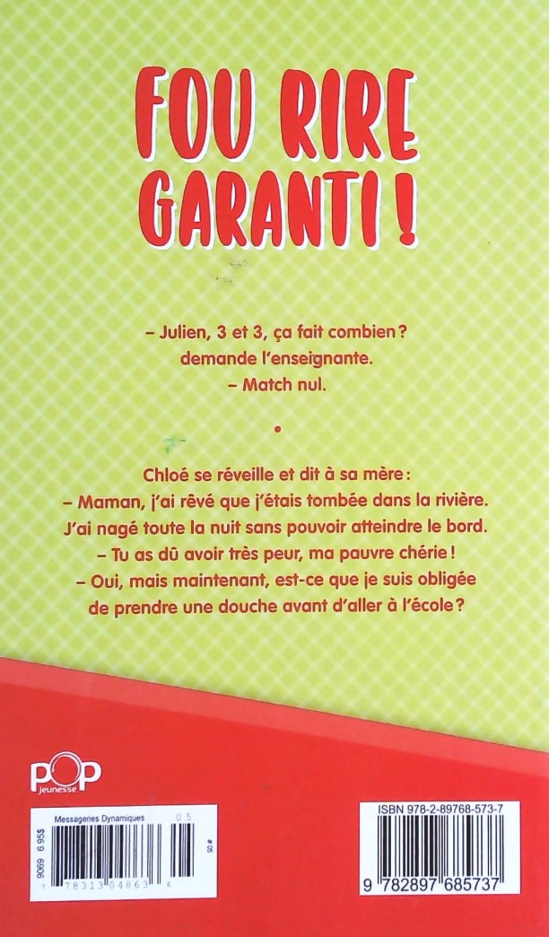 Fou rire garanti! : À partir de sept ans