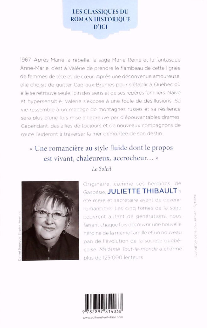 Livre Vent de folie - Juliette Thibault (Livre d'occasion) - ISBN 2897814039