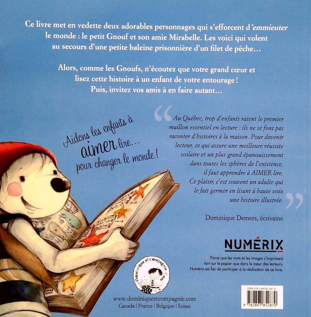 Livre L'été de la Petite Baleine - Dominique Demers (Livre d'occasion) - ISBN 2897852879
