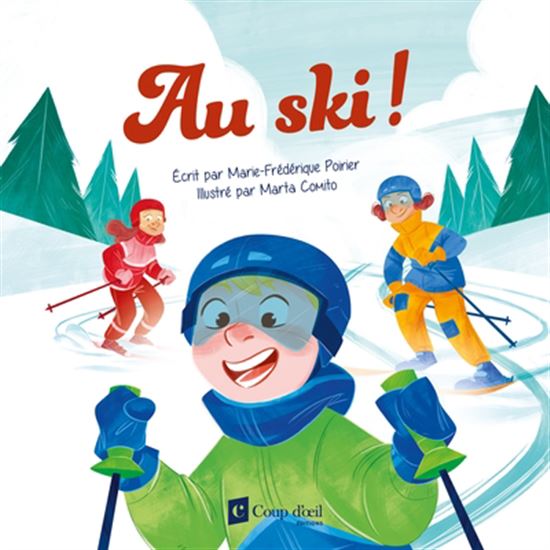 Livre Au ski ! - Marie-Frédérique Poirier (Livre d'occasion)