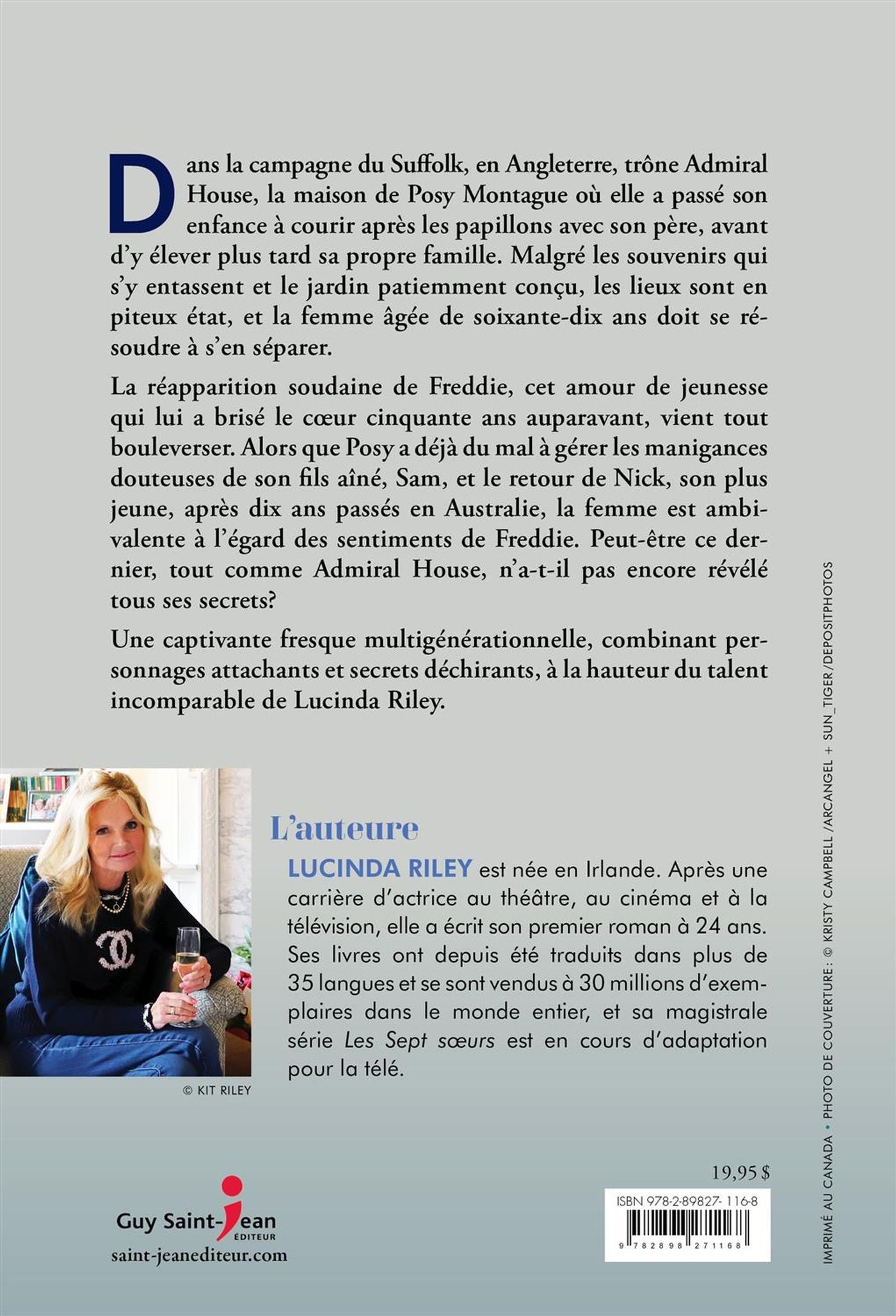 Livre La chambre aux papillons - Lucinda Riley (Livre d'occasion) - ISBN 2898271160