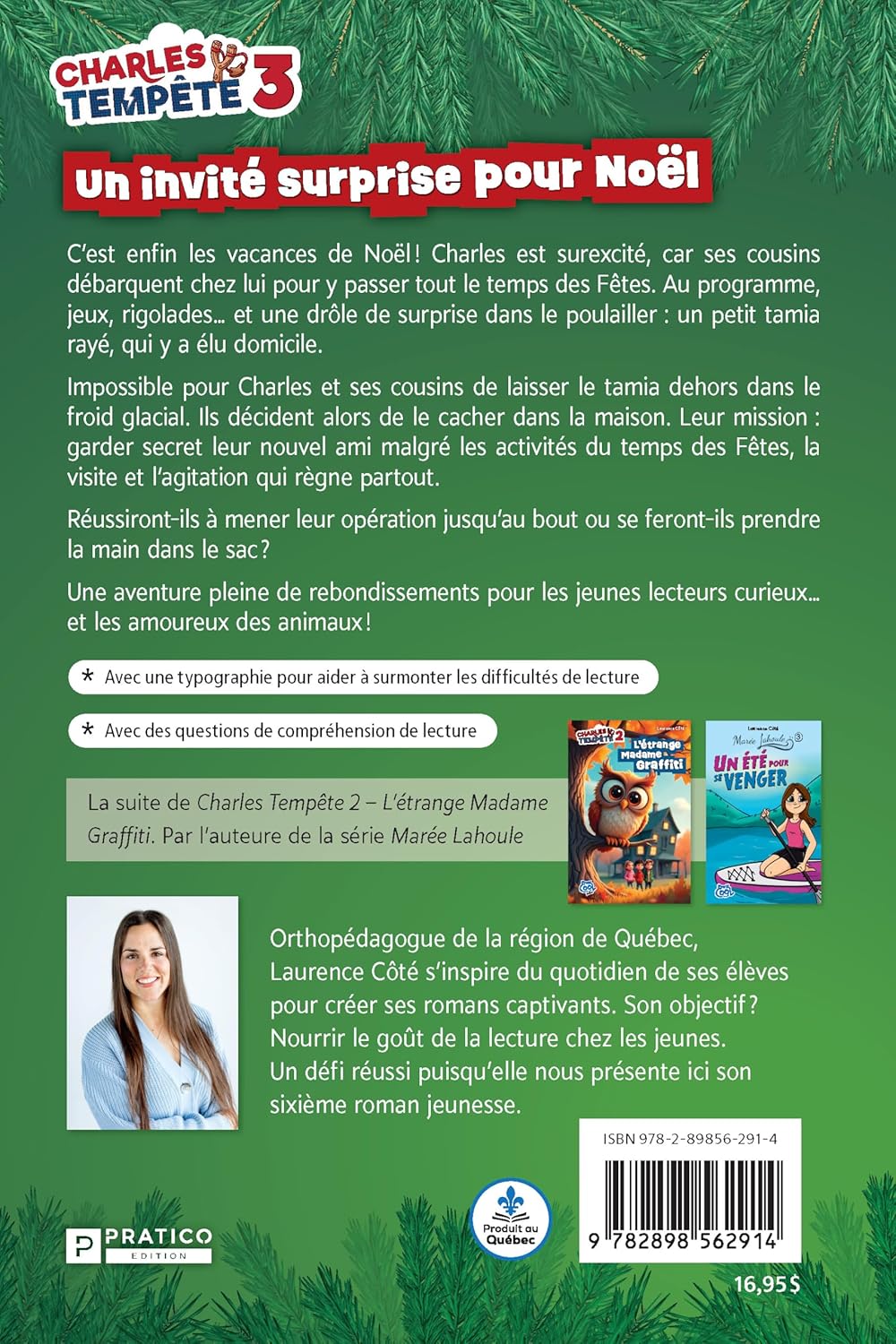 Livre Un invité surprise pour Noël - Laurence Côté (Livre d'occasion)