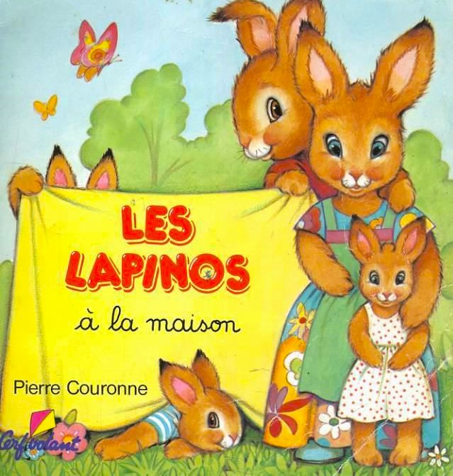 Livre Les Lapinos : À la maison (Pierre Couronne) (Livre d'occasion) - ISBN 2906987123