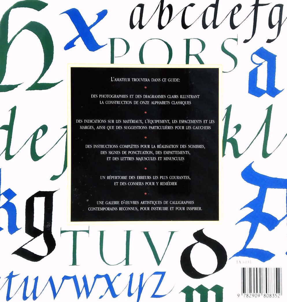 Livre L'art de la calligraphie - Annie Moring (Livre neuf) - ISBN 2909808351