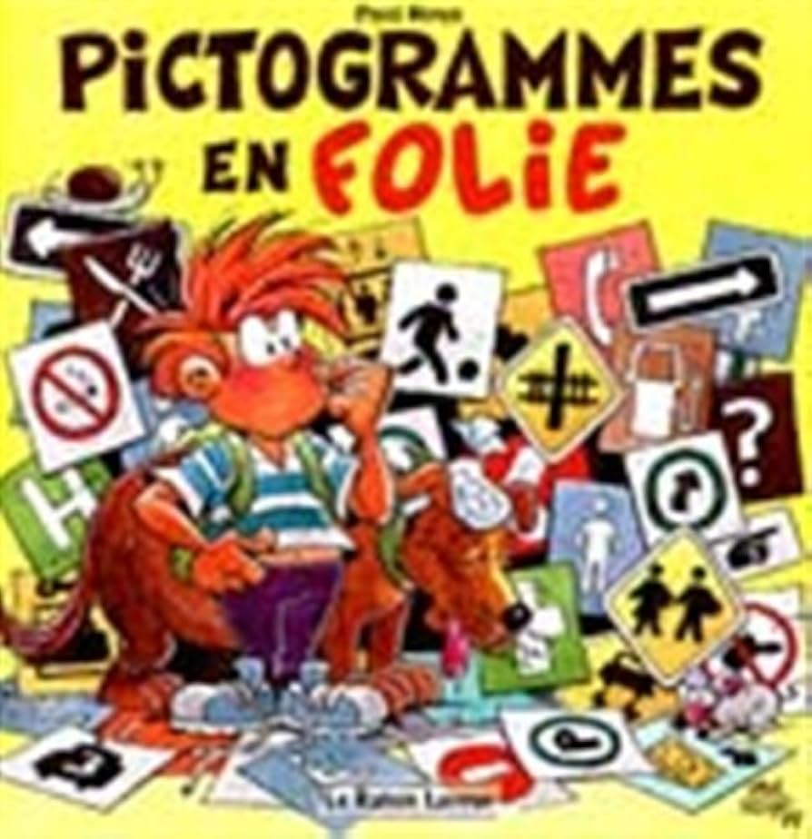Livre Pictogrammes en folie - Paul Roux (Livre d'occasion)
