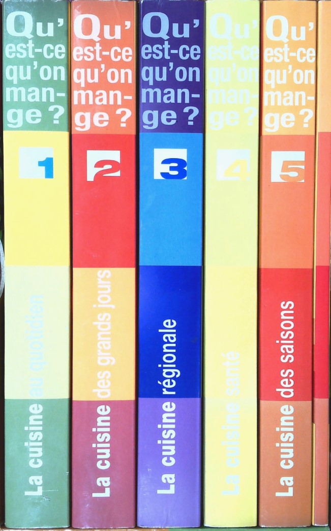 Livre Qu'est-ce qu'on mange? : La collection complète (Format compact) (Livre d'occasion) - ISBN ...