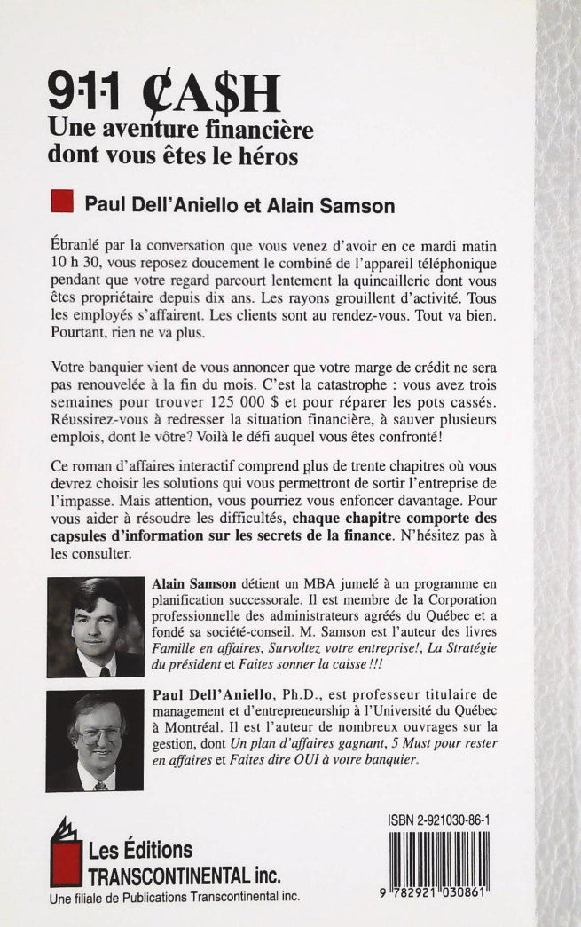 9-1-1 Cash : Une aventure financière dont vous êtes le héros (Paul Dell'Aniello)