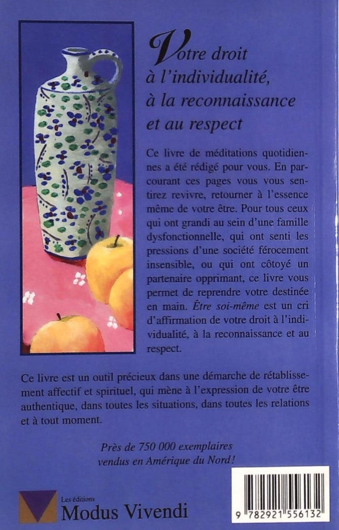 Livre Un jour à la fois : Être soi-même (Rokelle Lerner) (Livre d'occasion) - ISBN 2921556138