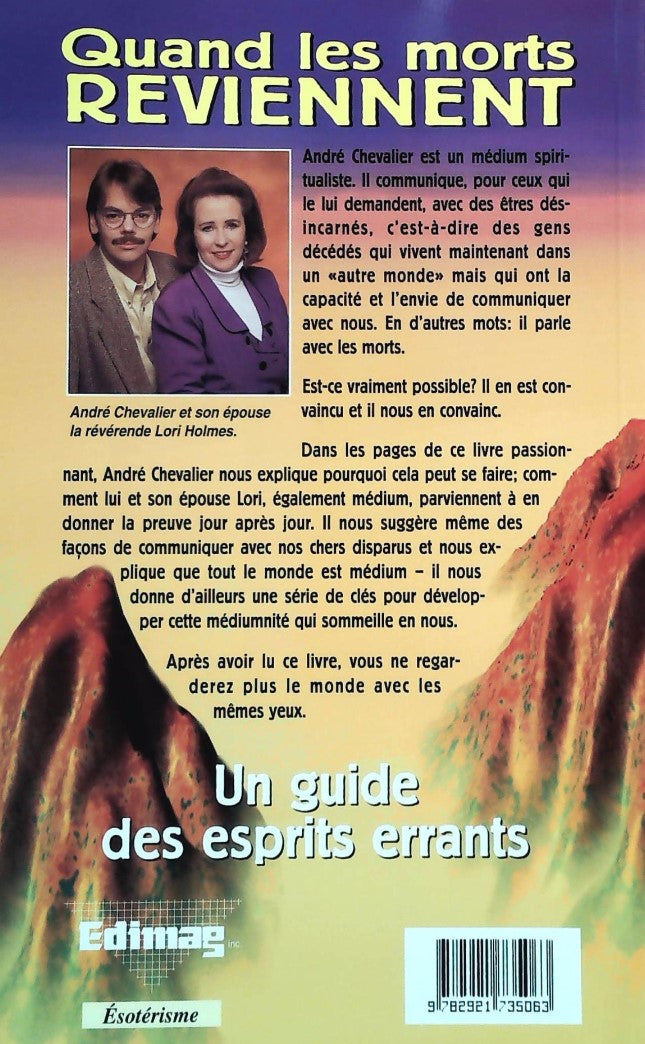 Livre Je parle aux morts - André Chevalier (Livre neuf) - ISBN 2921735067