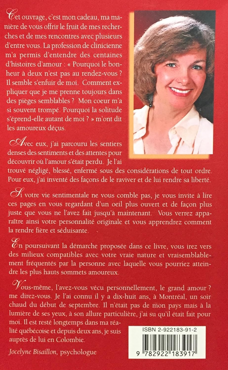 Livre Le grand amour! Est-ce pour moi? - Jocelyne Bisaillon (Livre neuf)