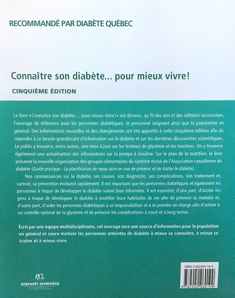 Livre Connaître son diabète pour mieux vivre (5e édition) - Collectif (Livre d'occasion) - ISBN 2...