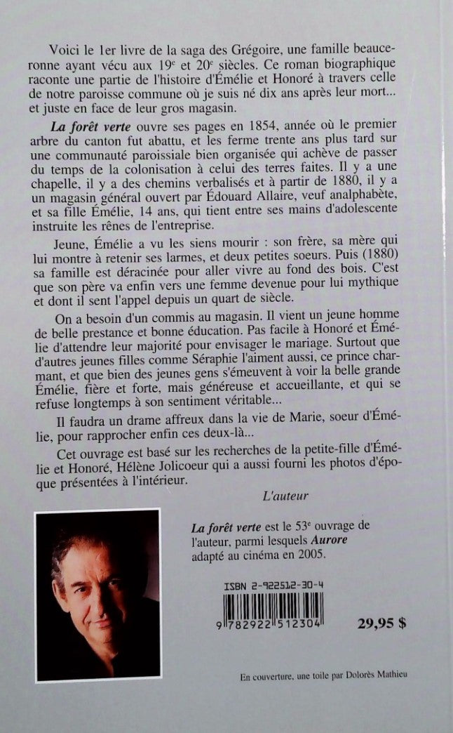 Livre La forêt verte - André Mathieu (Livre d'occasion) - ISBN 2922512304