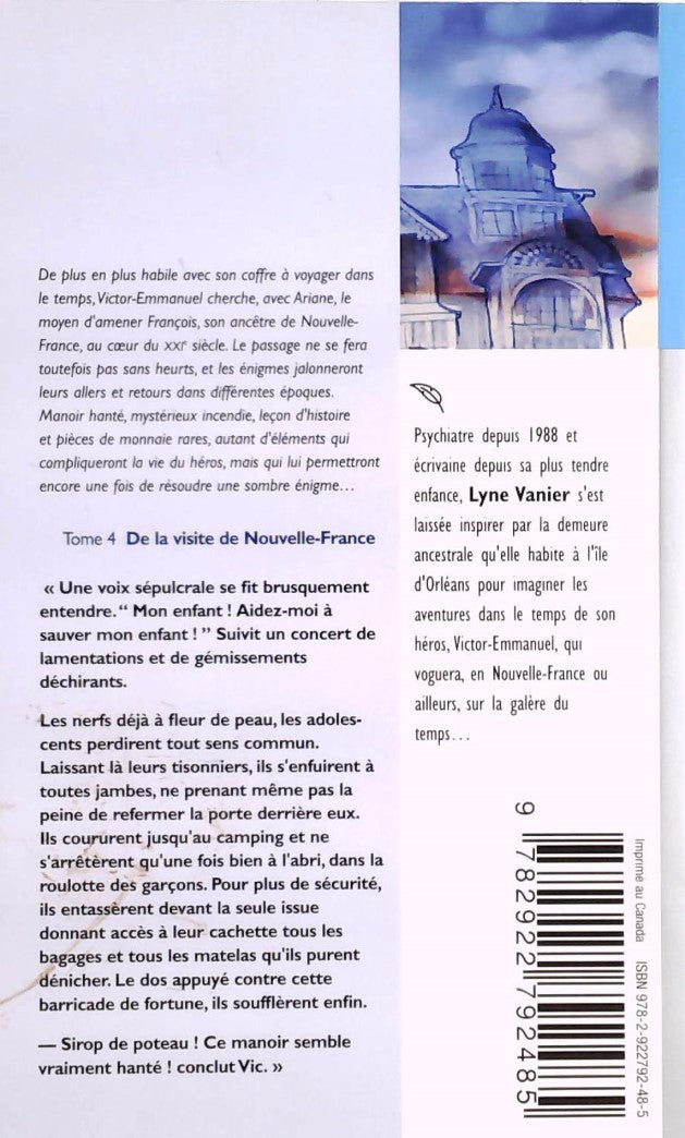 Victor Emmanuel hors du temps # 4 : De la visite de Nouvelle-France (Lyner Vnier)