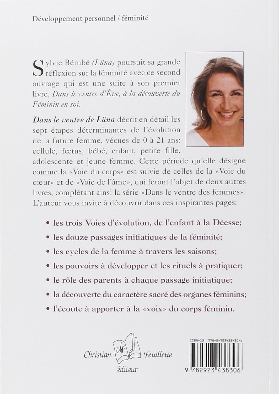 Livre Dans le ventre de Lüna : L'appel du Féminin sacré sur la Voie du corps - Sylvie Bérubé (Liv...