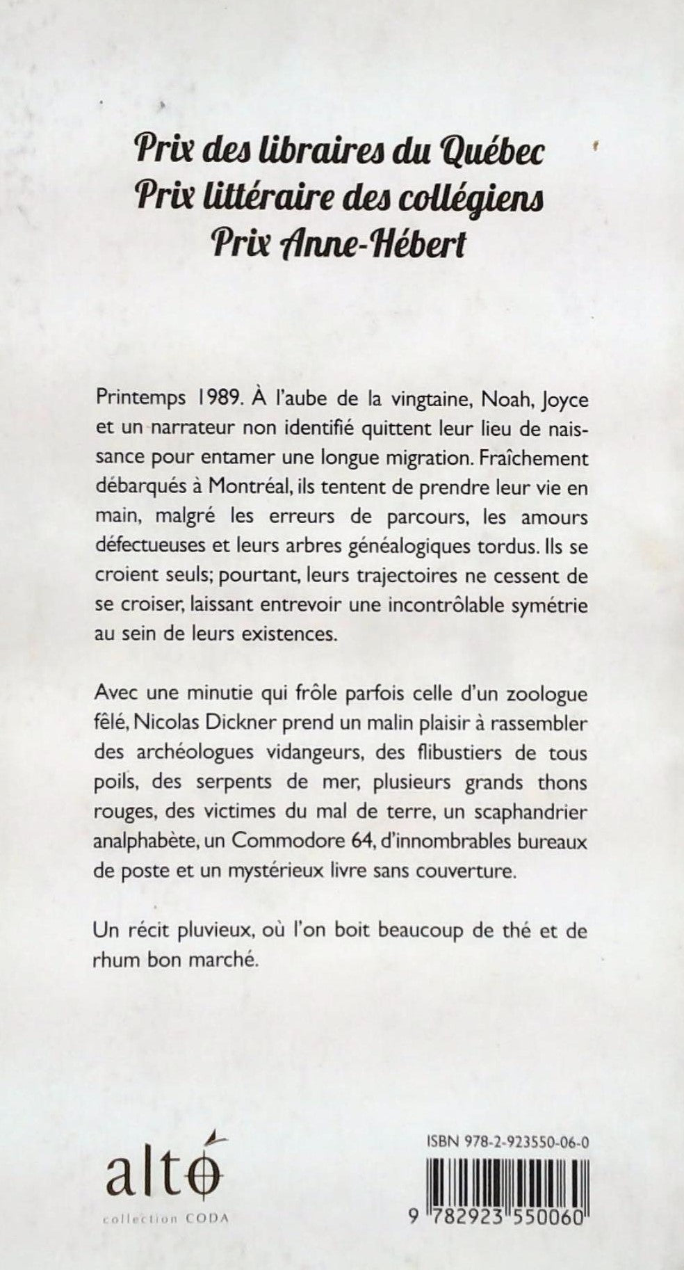 Livre Nikolski - Nicolas Dickner (Livre d'occasion) - ISBN 2923550064