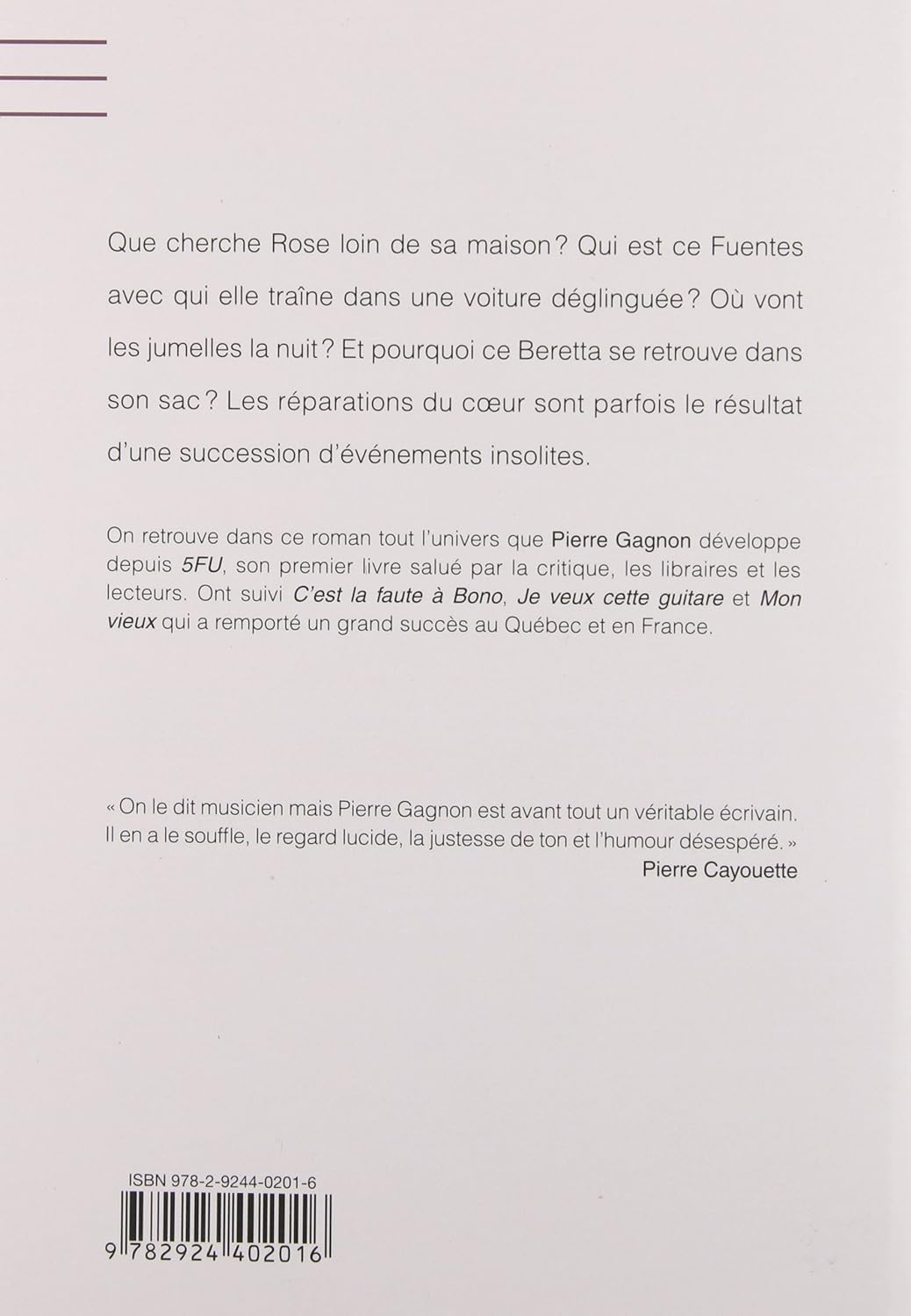 Livre Beretta, c'est un joli nom - Pierre Gagnon (Livre d'occasion) - ISBN 2924402018