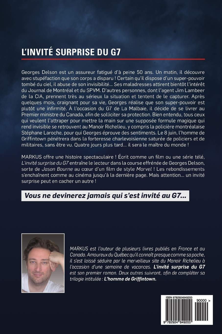 Livre L'invité surprise du G7 - Markus (Livre d'occasion)