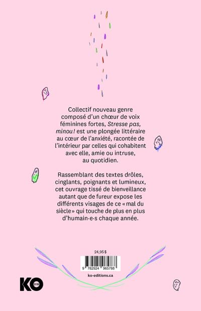 Livre Stresse pas, minou! : Un collectif sur l'anxiété - Joanie Pietracupa (Livre neuf)