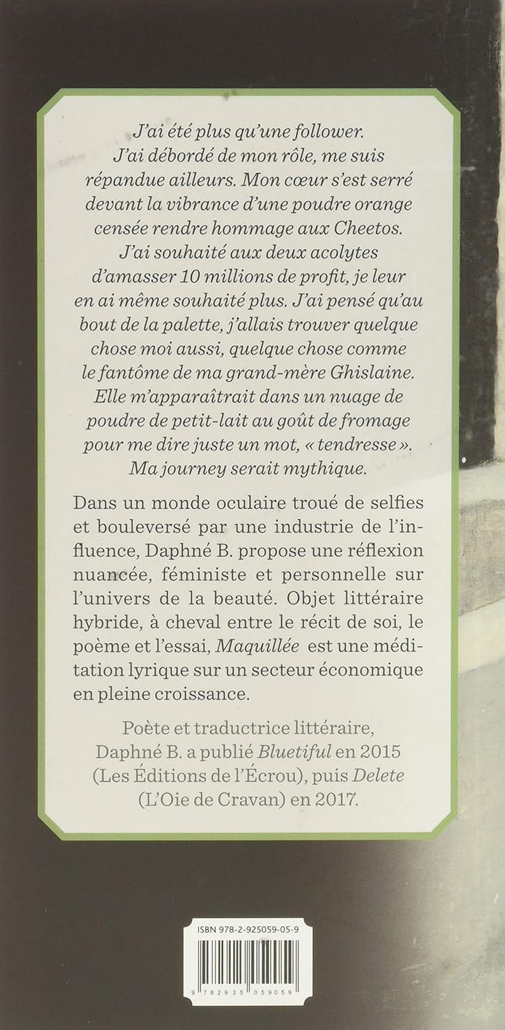 Livre Maquillée - Daphné B. (Livre neuf)