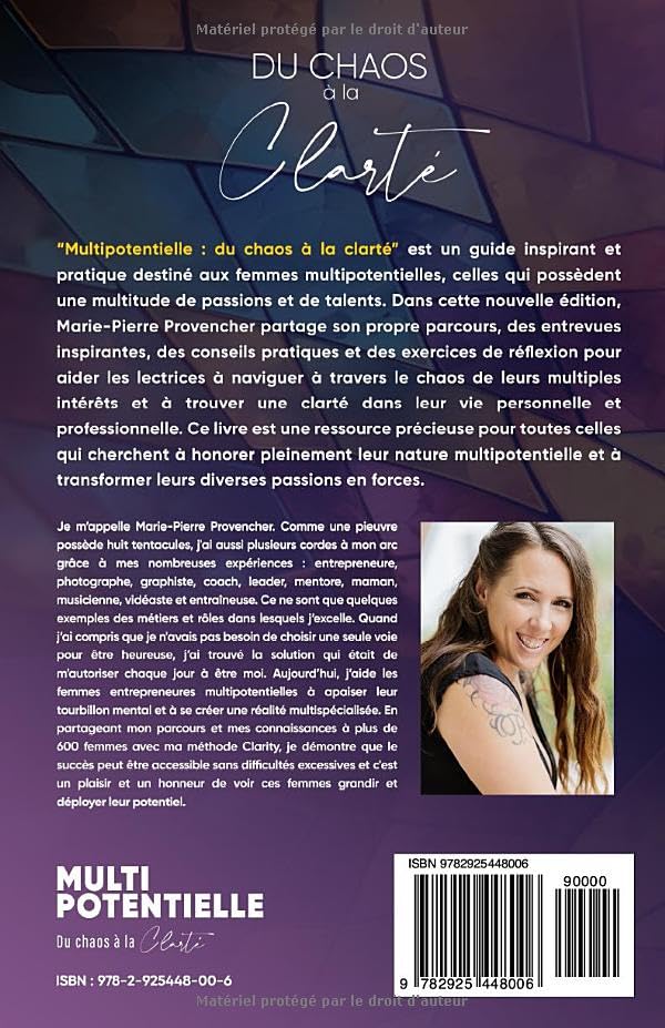 Multipotentielle : Du chaos à la clarté (Marie-Pierre Provencher)