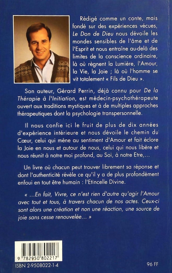 Livre Le don de Dieu - Dr Gérard Perrin (Livre d'occasion) - ISBN 2950802214