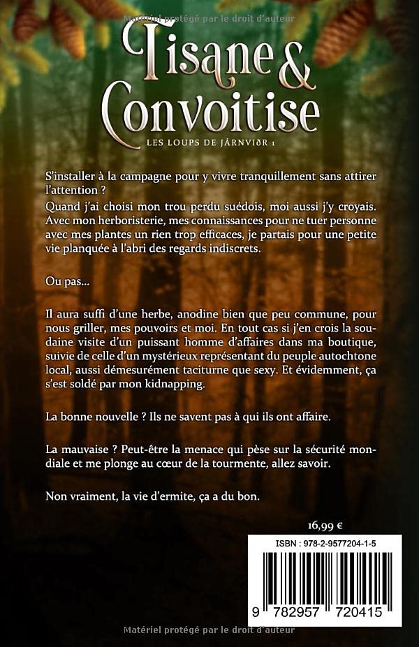 Livre Tisane et convoitise - Cléo Blackwood (Livre d'occasion) - ISBN 2957720418